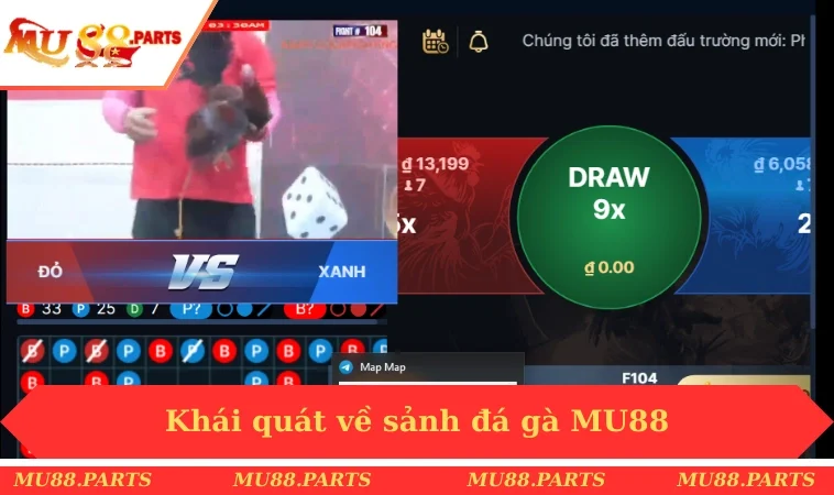 Khái quát về sảnh đá gà MU88