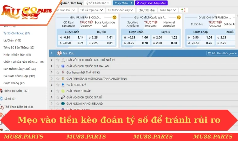 Kèo Tỷ Số Chính Xác - Hướng Dẫn Cách Vào Tiền Thắng Ngon 3 Mẹo vào tiền kèo đoán tỷ số để tránh rủi ro