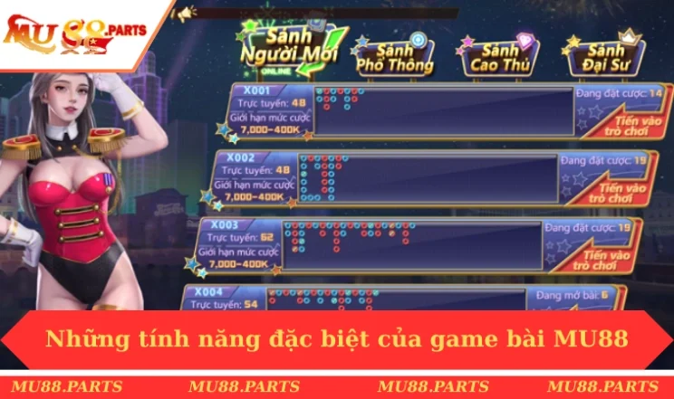 Game bài MU88 3 Những tính năng đặc biệt khi chơi game bài tại nền tảng