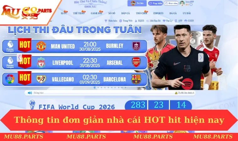 Thông tin đơn giản nhà cái HOT hit hiện nay